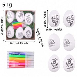 ไข่กระต่ายอีสเตอร์เพ้นท์มือขายดี ของขวัญทำมือสำหรับเด็ก ชุดตกแต่งปาร์ตี้ DIY - Product Image 5