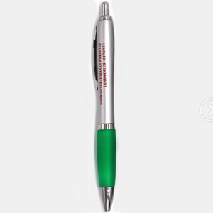 Bolígrafo de Plástico Cromado Satinado para Hotel, Bolígrafo Retráctil Personalizado con Publicidad Promocional - Product Image 1