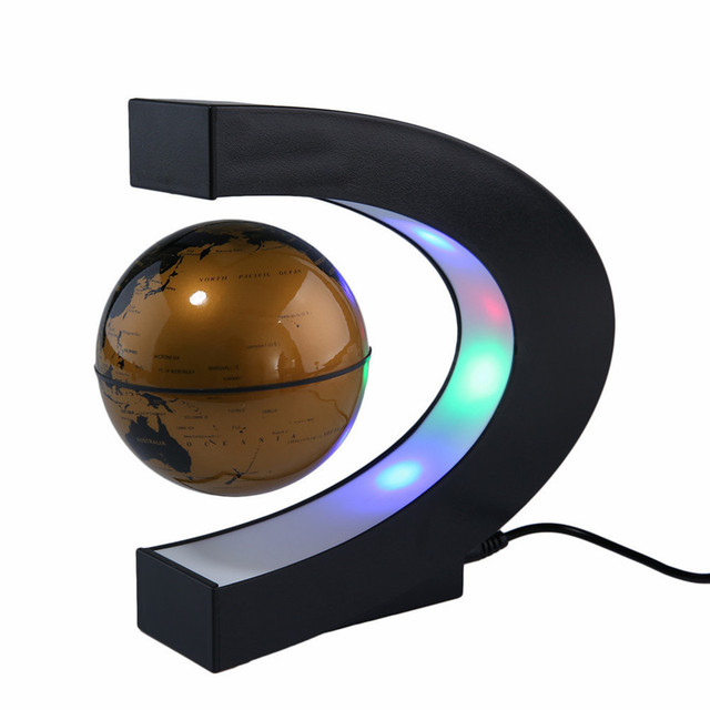 Hot Selling Creative Gifts Display Device Levitating Balls Floating Led Lighting Lamp Night Light Magnetic Levitation Globe