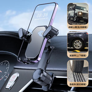 Support de téléphone pour voiture, support à gravité, pour grille d'aération du tableau de bord, universel pour écran de commande central du véhicule - Product Image 5