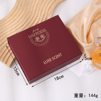 Boîte cadeau rigide à fermeture magnétique de luxe avec logo personnalisé, boîte d'emballage en papier pliable pour flacon de parfum, cosmétique, fragrance