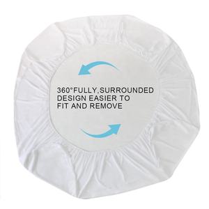 Protège-<span class=keywords><strong>matelas</strong></span> en coton certifié OEKO-TEX, personnalisable avec impression de motifs et de couleurs, drap-<span class=keywords><strong>housse</strong></span> à poches profondes pour la maison et l'hôtel - Product Image 2
