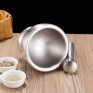 Factory Garlic Pounder Garlic Pepper Grinder Pestle And Mortar Bowl - Product Image 2