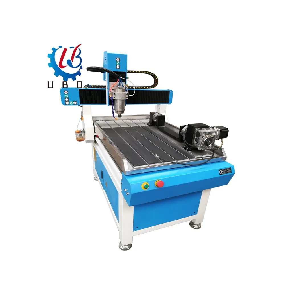 Bộ Điều Khiển Mach3 Mini Bộ Định Tuyến Cnc Quảng Cáo 4 Trục Bộ Định Tuyến Gỗ Xoay 6090 Máy Khắc Khắc Cnc