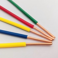 Fil électrique isolé en PVC BV 1,5 mm 2,5 mm 4 mm multiconducteur monobrin pour câblage intérieur