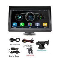 Approvisionnement d'usine Portable Android Auto Carplay Monitor FM 7 pouces écran tactile lecteur DVD de voiture Navigation Portable