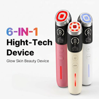 OEM Private Label 6-in-1 Koreanisches Hautpflege-Gerät Hautbooster-Massagegerät Gesichtsstraffung Anti-Aging Straffendes Schönheitsgerät mit Individueller Verpackung