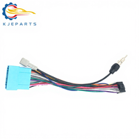 Kabel Kustom 20Pin Female ke 16Pin Male untuk Stereo Mobil Android, Harness Kabel Antena FM untuk Retrofit Radio Mobil Suzuki