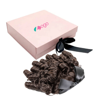 Boîte pliante magnétique en carton rose personnalisée, boîte à bijoux pliable de luxe, emballages magnétiques