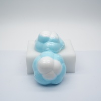 Boule de Bain Explosive Typhoon Mangkhut – Bain Relaxant Blanc et Bleu Clair pour une Peau Douce et Tendre – Spa Corporel pour le Bain