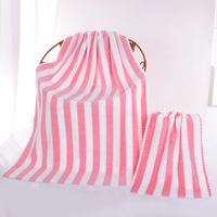 Hôtel Cadeaux pour femmes Serviette de douche multicolore super douce à séchage rapide Ensemble de serviettes de bain en microfibre et polaire corail pour la maison