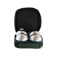 Jeu de pétanque familial d'extérieur, boules de 72 mm de diamètre, durables, avec sac de transport