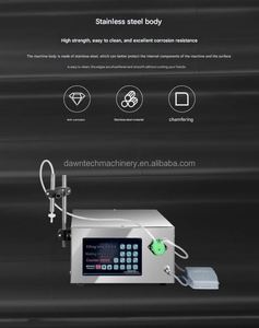 Machine de remplissage semi-automatique quantitative pour boissons, beurre de cacahuète, confiture, miel, lait, jus, parfum, huile nettoyante, ketchup, shampoing - Product Image 3