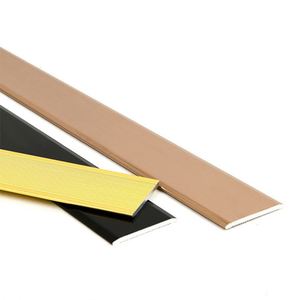 Trang trí thép không gỉ Cạnh Tường kim loại gạch TRIM Dải phẳng chrome trim nhôm - Product Image 2