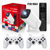 Projecteur de jeu 4K YDH-P30 MAX 2025 H713 550 Lumens 100 Pouces Android 11.0 BT5.2 WIFI 6 Zoom Automatique 2 Go de RAM pour Jeux 3D Intérieurs