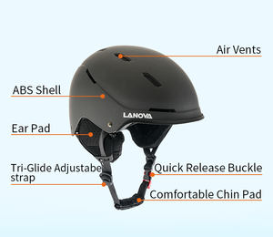 ללנובה בחוץ ספורט למבוגרים ילדים קסדה קסדה סקי - Product Image 5