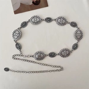 Chaînes de ventre bohèmes vintage <span class=keywords><strong>chic</strong></span> pour femmes, <span class=keywords><strong>ceinture</strong></span> en métal exquise pour dames, parfaite pour assortir aux robes, au quotidien et aux soirées - Product Image 4
