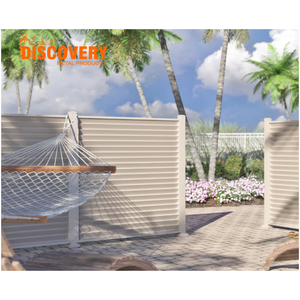 Paneles de Cerca de Aluminio <span class=keywords><strong>con</strong></span> Rejillas |   Valla de Privacidad <span class=keywords><strong>con</strong></span> Recubrimiento en Polvo para Jardín y Delimitación - Product Image 4