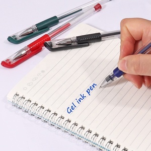 Foska plastica ufficio nero blu rosso verde <span class=keywords><strong>Gel</strong></span> penna Set 0.5mm studenti <span class=keywords><strong>Gel</strong></span> inchiostro <span class=keywords><strong>penne</strong></span> per la scuola - Product Image 5
