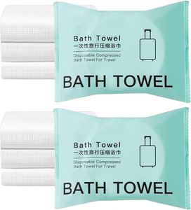 Serviette de Bain Compressée Jetable pour Adulte, Épaisse, Portable, Super Absorbante, Non Pelucheuse, Non Tissée, Format Pièce de Monnaie, Idéale pour Hôtel et Voyage - Product Image 4