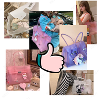 Sac à main en silicone Firkin, sac transparent en gelée, sac fourre-tout décontracté avec deux sangles, sac à bandoulière portable, couleur unie, résistant à l'eau