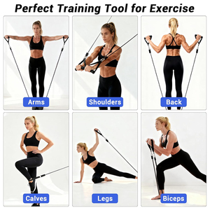 Kit de 11 bandes de résistance élastiques en TPE pour entraînement de force à domicile - Product Image 5