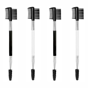 Spazzola a Doppia Testa <span class=keywords><strong>per</strong></span> <span class=keywords><strong>Sopracciglia</strong></span> e Ciglia Strumento Multifunzione <span class=keywords><strong>per</strong></span> il Trucco con Manico in Plastica e Fibra di Nylon <span class=keywords><strong>per</strong></span> la Cura delle Ciglia - Product Image 2
