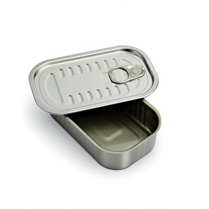Boîte <span class=keywords><strong>de</strong></span> conserve vide écologique avec couvercle à languette pour viande <span class=keywords><strong>de</strong></span> bœuf, corned-beef et fruits <span class=keywords><strong>de</strong></span> mer - Product Image 1
