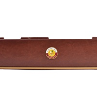 Gouvernement du Qatar planificateur de bureau en cuir marron bureau exécutif bloc-notes en cuir grand bureau papeterie organisateur boîte d'accessoires