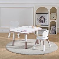 Meubles de classe scolaire modernes en plastique, ensemble de bureau et de chaise pour enfants, pour chambre à coucher et bureau à domicile