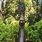 Old <span class=keywords><strong>Man</strong></span> Tree Face Decor mangiatoia per uccelli Fun Outdoor Garden Decor Outdoor Funny Sculpture Yard Art - Product Image 3
