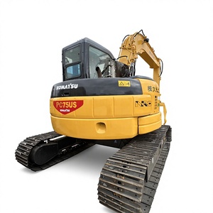 Excavadora usada KOMATSU PC75US Precio económico excelente rendimiento Excavadora usada KOMATSU en venta - Product Image 1