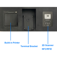 Edobbo Nouveau système tactile KIO238 de 23,8 pouces, Windows Android, processeur Inter I5/i7, scanner, impression, paiement en libre-service, tout-en-un