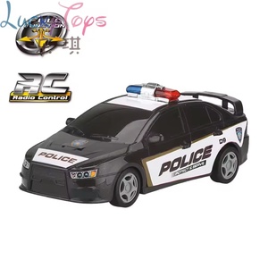 Voiture de police télécommandée à l'échelle 1/20 sur le thème de la ville, pour enfants, jouet en plastique à 4 canaux avec 22 designs et portée de 25 m - Product Image 4