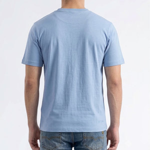 เสื้อยืดผู้ชายแบบเรียบ ออกแบบโลโก้เองได้ตามสั่ง OEM เสื้อยืดลำลองแขนสั้นคุณภาพสูง เสื้อผ้าฤดูร้อนที่ดีที่สุดสำหรับผู้ชาย - Product Image 2