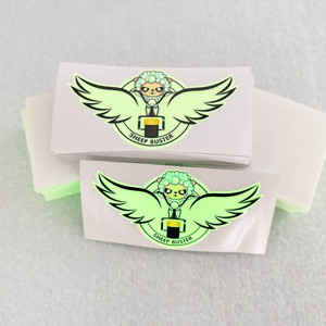 Custom PVC Waterproof UV Resistant Scratch-<b>Off</b> Logo Car Electric Adhesive Sticker Printable Die <b>Cut</b> Neon Glow in the Dark Label - Product Image 5