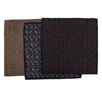 Écharpe carrée en soie jacquard personnalisable, motif floral, 30x30cm, douce pour la peau, mode formelle, printemps et été, directement de l'usine