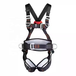 5点フルボディ安全ハーネスシートベルト屋根ふきロックマウンテンクライミング空中作業のための落下防止装置 - Product Image 2