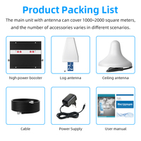 Amplificateur et prolongateur de téléphone portable Tri-Band High Power 4G Signal Booster pour une meilleure couverture du réseau de combat