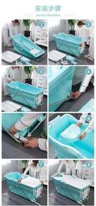 <span class=keywords><strong>Baignoire</strong></span> <span class=keywords><strong>pliable</strong></span> autoportante en plastique pour adultes - Durable et écologique, <span class=keywords><strong>baignoire</strong></span> spa pour thérapie par le froid/le chaud - Product Image 6