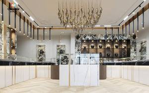 Bespoke Luxury Jewelry Display Cabinets | Custom <b>LED</b> Showcases for High-End Boutique Store Design Jewelry Store Interior Design - Product Image 3