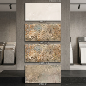 Prix Offre Spéciale bon marché gris clair brillant carreaux de mur en céramique 12x24 30x60cm 300x600mm idéal pour salle de bain de Chine - Product Image 2