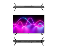 Smart TV LED UHD 4K sans cadre populaire de 50 pouces Android 12 2G + 16G avec fonction numérique DTV Air Cast WIFI LAN BT