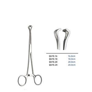 CJH Fournitures médicales vétérinaires Annexe Forceps Chirurgie Ureteral Tissue Forceps - Product Image 2