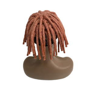 Toupet legato a mano 100% capelli umani sistema 8*10 Dreadlocks stile 130% densità da <span class=keywords><strong>uomo</strong></span> 9 pollici pieno pizzo colore rosa - Product Image 5