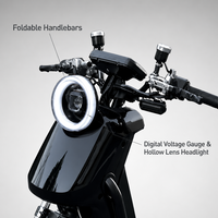Moto tout-terrain électrique sans balais pour adultes, 2000W, 16 pouces, 48V 60V 72V, vente en gros OEM