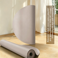 Tapis de yoga écologique coloré de haute qualité avec logo personnalisé, 5 mm, antidérapant, en caoutchouc PU, pour Pilates et entraînement à domicile
