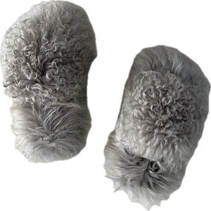 Zapatillas de piel auténtica con punta abierta - Product Image 4