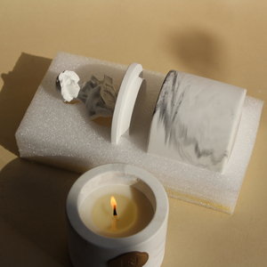 Luxury Marble Soy Wax Scented <strong>Candles</strong> Eco-Friendly Gypsum High Quality Lid Home Decoration Perfect <strong>Gift</strong> <strong>Sets</strong> <strong>Candle</strong> Scented - Product Image 5
