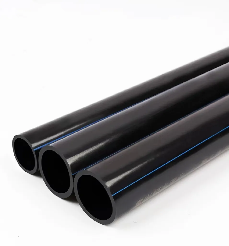 Low Price High Strength Toughness Good UV Resistanc Black Blue Color Plastic Water Pipe Pp Pe Hdpe Pipe For Customized